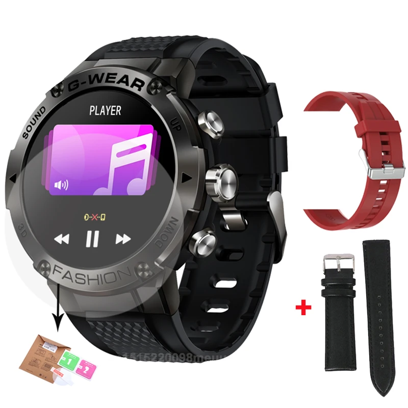Sports Smart Watch Men BT Phone Call Customize Watch Faces Music Fitness Tracker Super Long Standby Smartwatch Android IOS K28H 