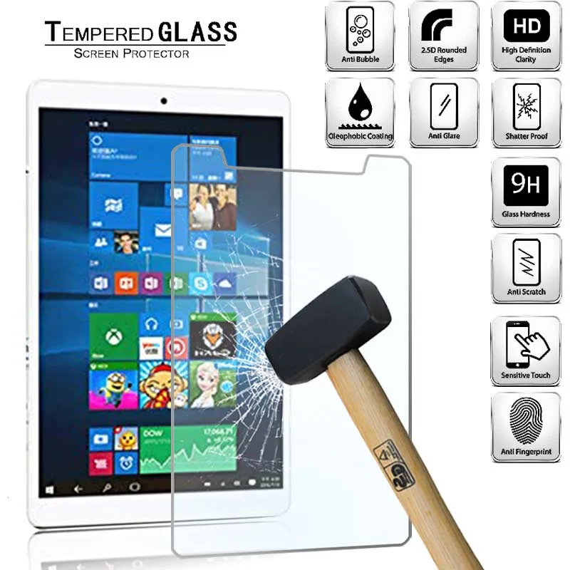 

Tablet Tempered Glass Screen Protector Cover for Teclast X80 Pro Tablet Computer Tempered Film Anti-Scratch Explosion-Proof
