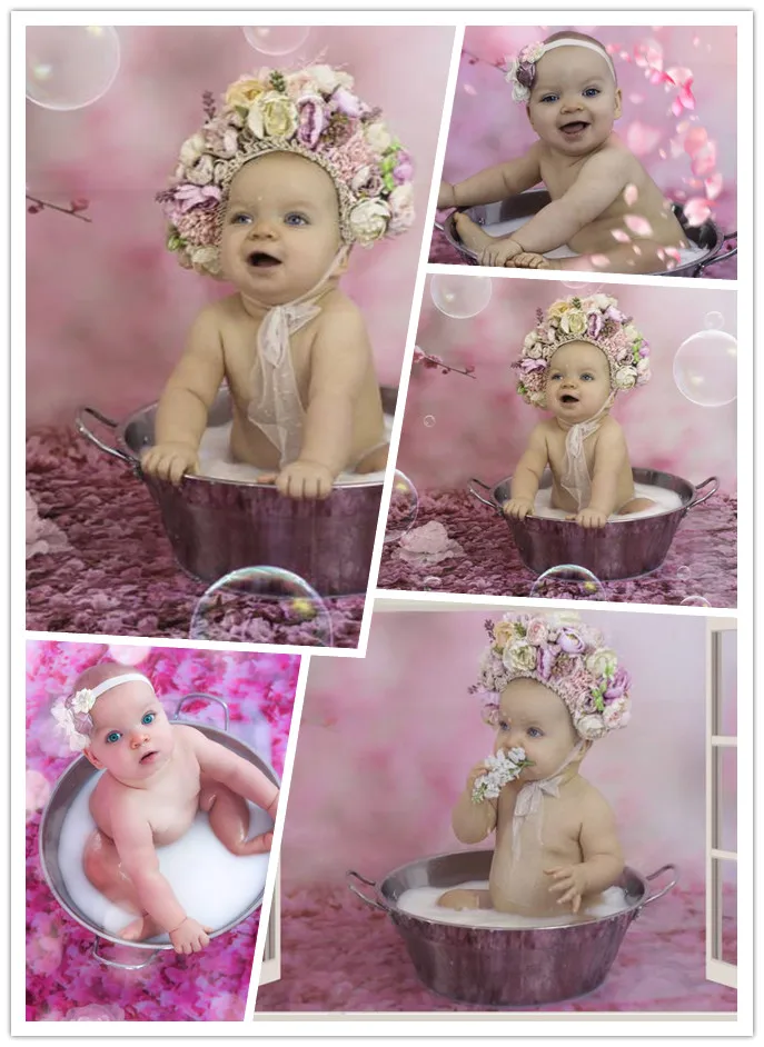 Wedding Party Backdrops Pink Spring Blossom Flowers Petal Branch Love Bridal Shower Scenic Photography Backgrounds Photo Studio