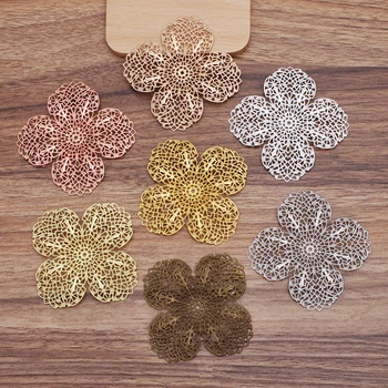 

10 Pieces/Lot 68 mm Metal Antique Filigree Filigree Charms Connector Handmade DIY Jewelry Findings
