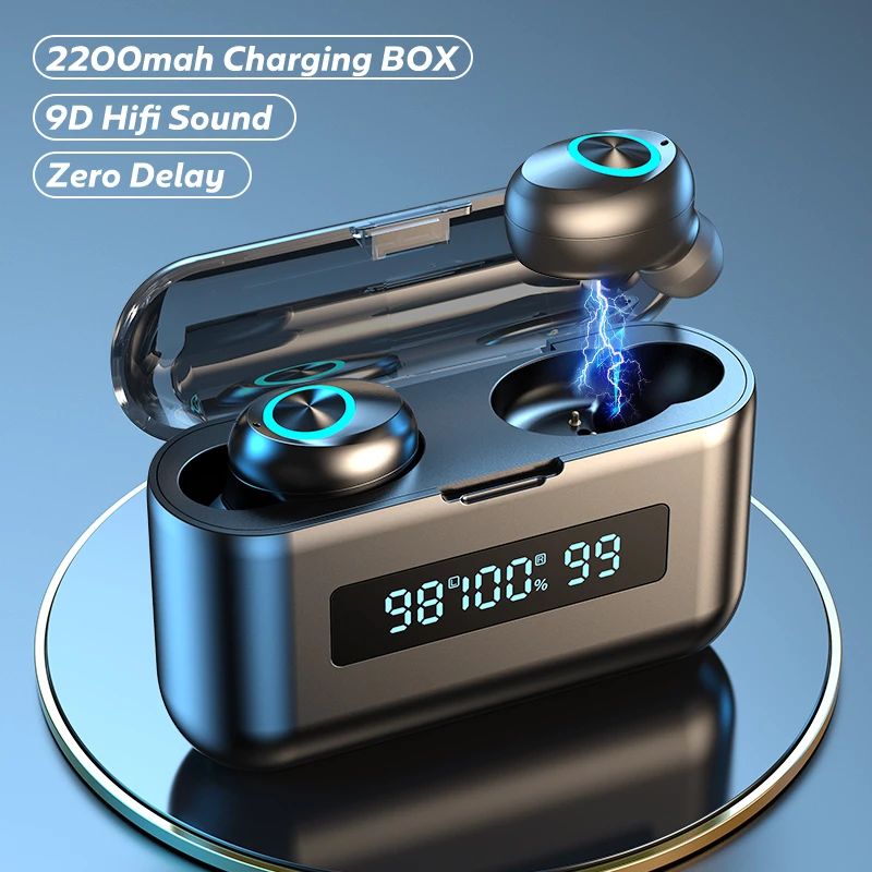 Новинка 2021 Bluetooth-наушники X35 сенсорные беспроводные наушники с индикатором