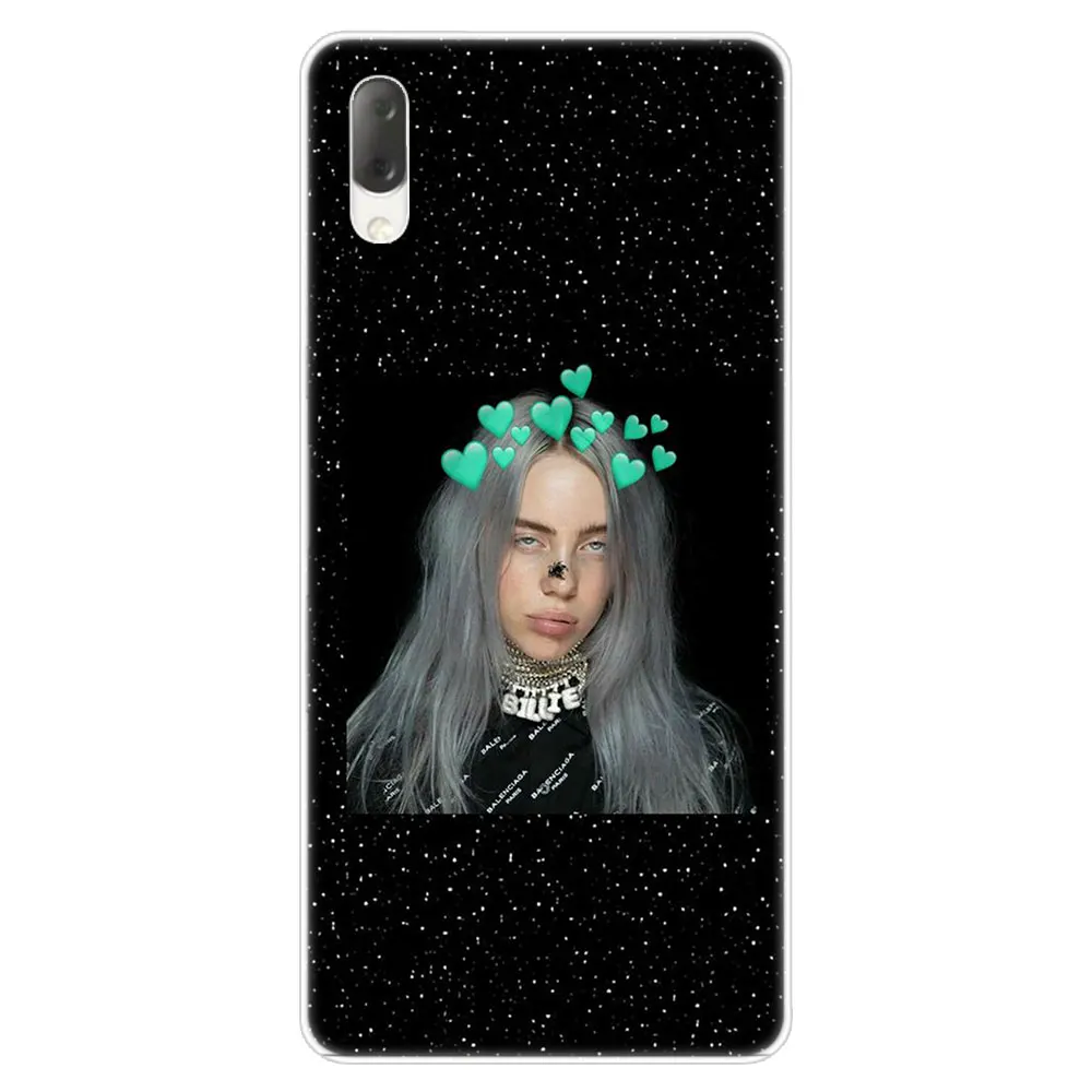 007 Billie Eilish Мода жесткий чехол для Sony Xperia L1 L2 L3 X XA XA1 XA2 XA3 ультра 10 плюс E5 XZ XZ1 XZ2 компактный XZ3 XZ5 2 20 крышка - Цвет: 007