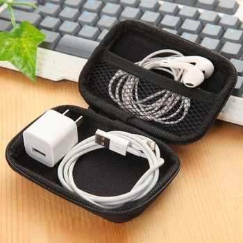 

Cute Portable Storage Bag of Data Cable Mobile Phone Line Headphone Storage Box Organizing Bag Change Zipper Bag