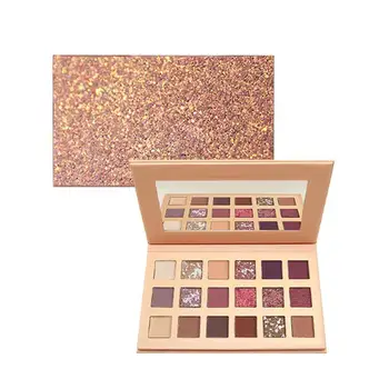 

Pudaier 18 Colors Eye Shadow Makeup Palette Matte Eye Shadow Glitter Pearl Does Not Bloom Shadow Eyeshadow Pallettes Cosmentics