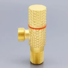 1 шт. латунный треугольный клапан аксессуар для ванной комнаты M1/2*1/2 Круглые Угловые Клапаны