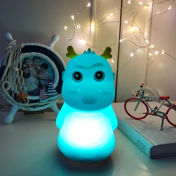 

Cute Dragon Night Light For Children Bedroom Lamp Dinosaur LED Nightlight Child Lights Beside Light Baby Christmas Xmas Gifts