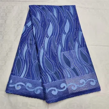 

Cassiel Colorful African Cotton Lace Fabric 2019 High Quality Nigerian Lace Fabrics For Wedding Dresses Nigerian Lace Fabric