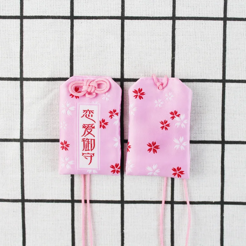 10 шт./компл. Omamori клубника вина удачи Фортуна Кулон хороший подарок - Цвет: see chart