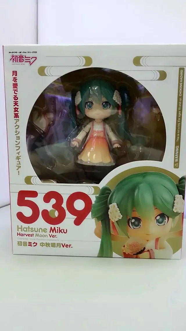 3 шт./компл. Mid осень луна торт Hatsune снег Сакура Мику большие глаза фестиваль Ver. Q версия Nendoroid ПВХ фигурка модель игрушки - Цвет: C With Original Box
