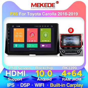 

4G LTE Car Radio Multimedia Video Player Navigation GPS For Toyota Corolla 2018-2019 Android 10 No 2din 2 Din Dvd