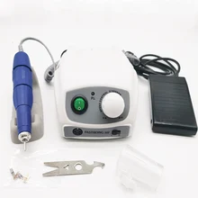 65W Strong 207B control box 35000RPM Strong 102L blue Micromotor Handpiece Electric Nail Drill Manicure Machine Nail Art Tools