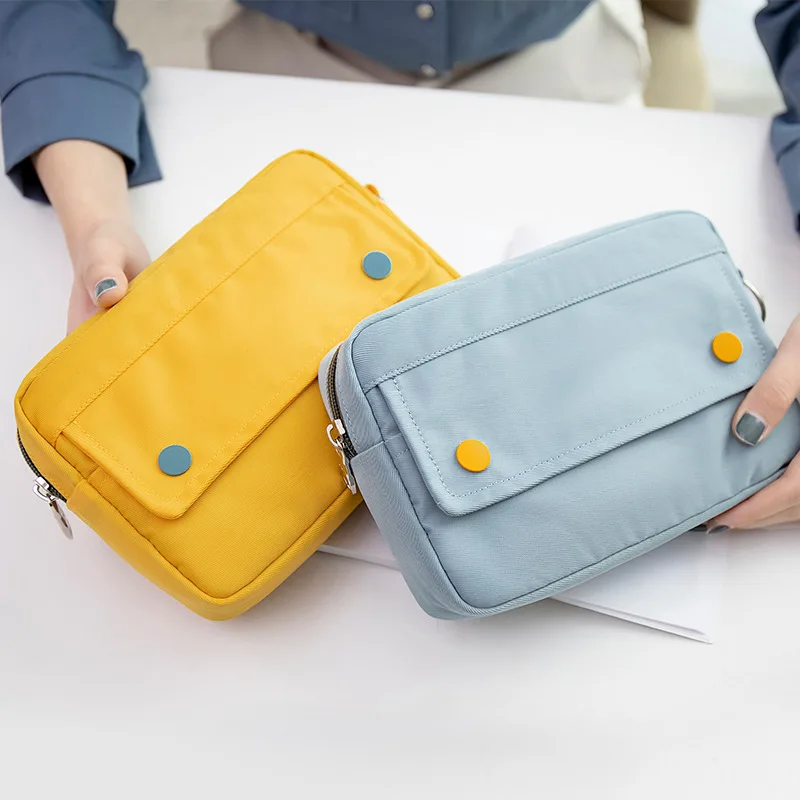 

Large Capacity Storage Bag Simple High School Students Examination Stationery Case Simple Large Capacity