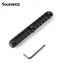 США M-LOK 13 слот Пикатинни Weaver Rail сегмент Handguard секция крепления 20 мм база для рейки W/гайка 5,7 дюйма инструмент для винтовки