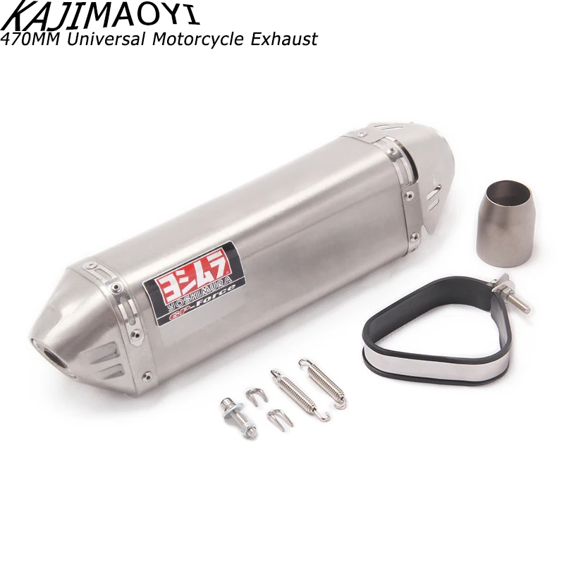 KAJIMAOYI универсальный мотоцикл yoshimura выхлопной глушитель выхлопных газов для FZ1 R6 R15 R3 ZX6R ZX10 Z900 1000 CBR1000 GSXR1000 650 K7 K8 K11 - Цвет: D