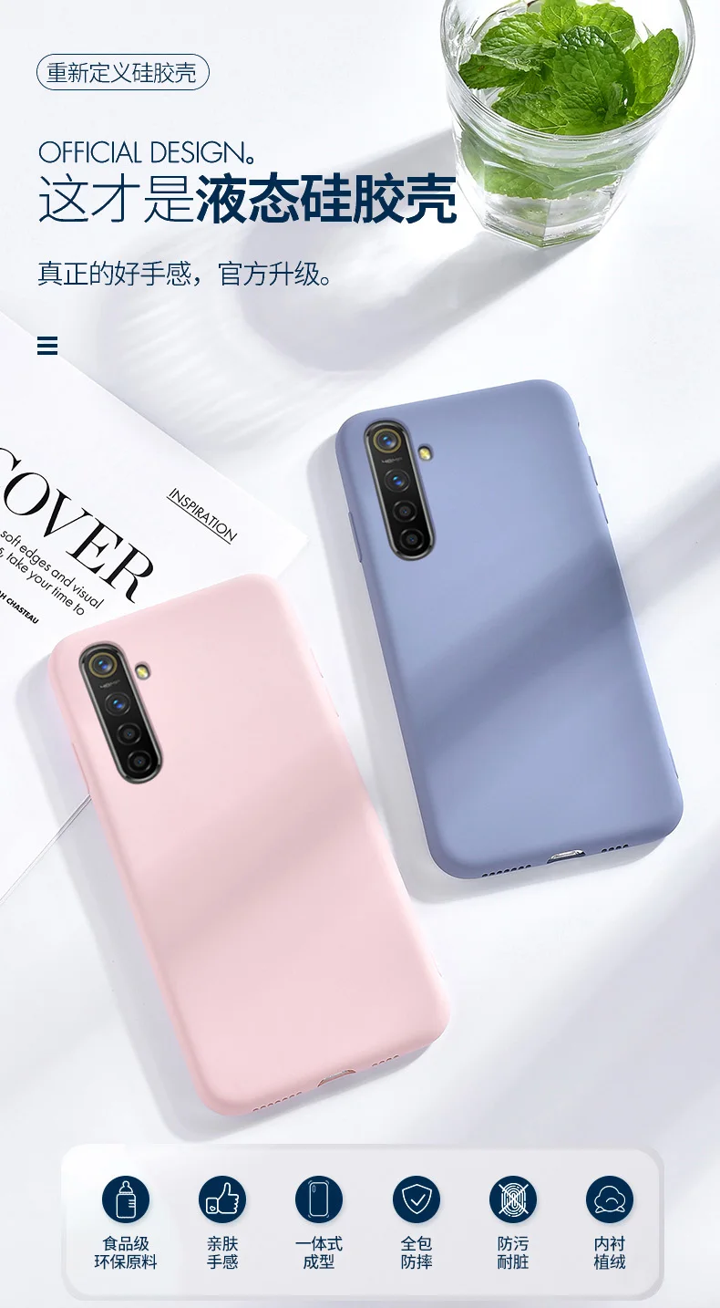 Для OPPO Realme X2 Pro Чехол с полной защитой для Realme X Lite X2 Pro Reno Z 2 чехол Ультратонкий ТПУ силиконовый мягкий чехол