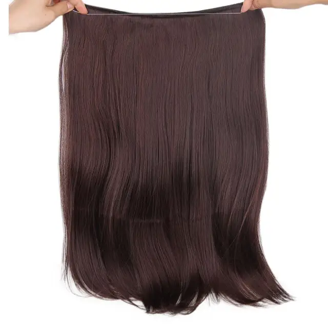 Aisi Hair Clip In Hair Extension Mix Color Bleach Blonde Hair