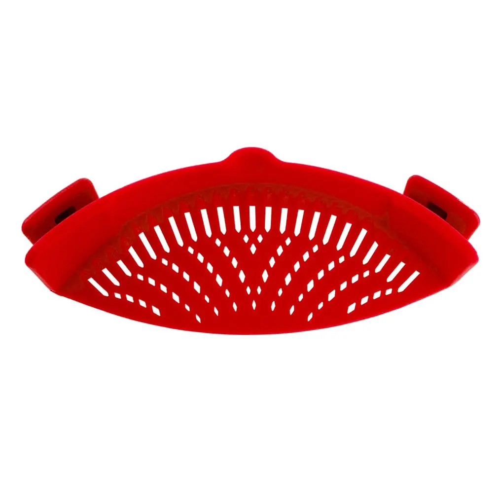 

Silicone Colanders Kitchen Clip On Pot Strainer Drainer For Draining Excess Liquid Univers Draining Pasta Vegetable Cookware