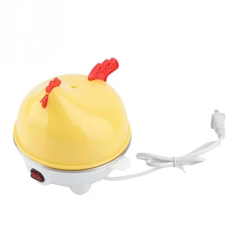 

HOT Mini Electric Egg Cooker 6 Eggs Automatic Steamer Boiler Kitchen Tools TI99