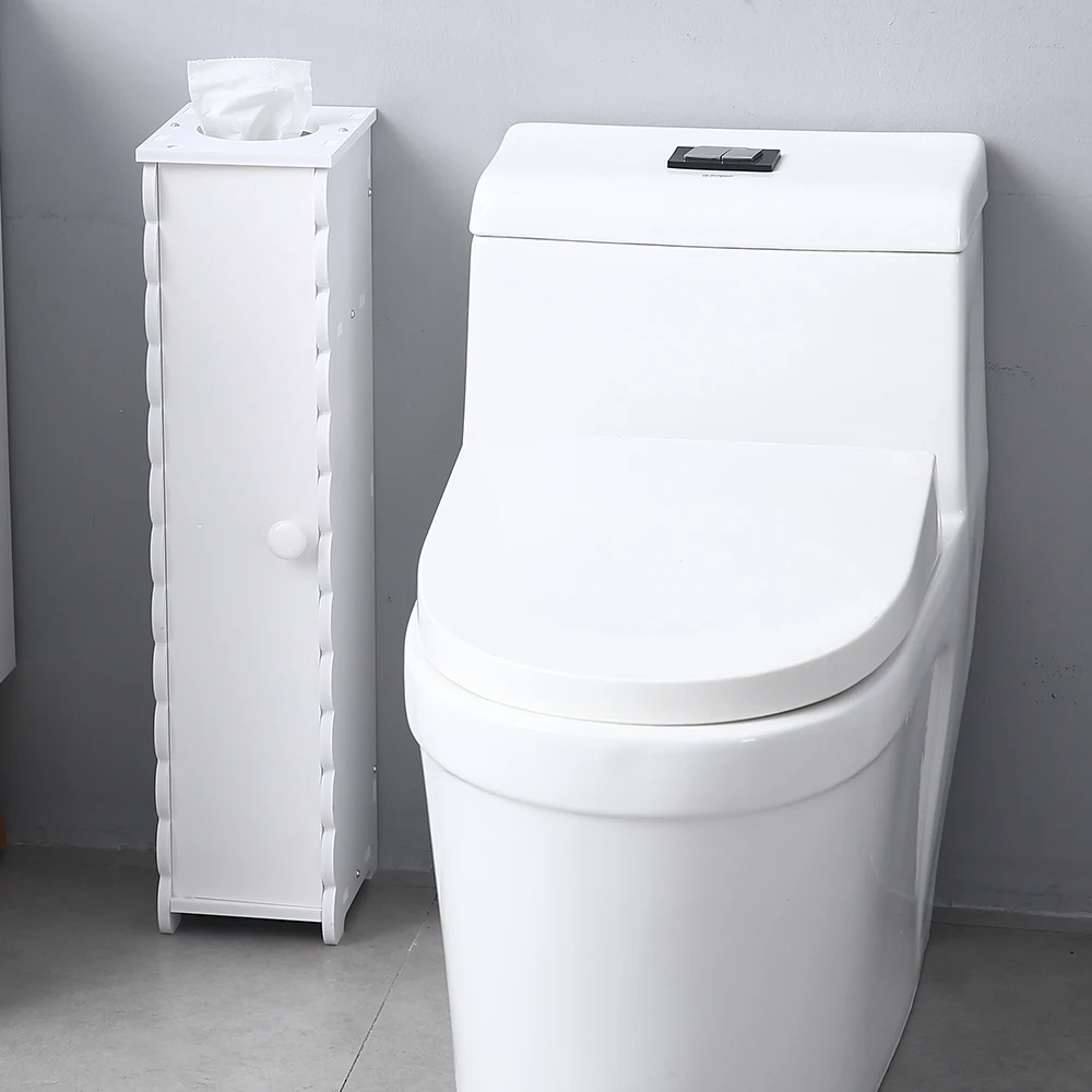 Bathroom Paper Towel Storage Narrow Cabinet PVC 16.5x19.5x67.5 cm Home Furniture Bathroom Paper Towel Storage Narrow Cabinet PVC 16.5x19.5x67.5 cm Home Furniture