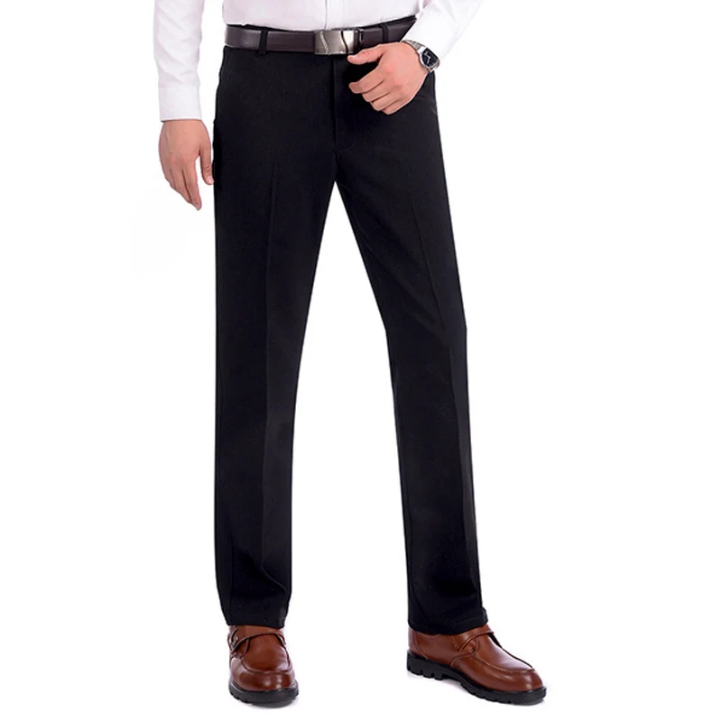 men blazer Spring Autumn Dress Pants High Elastic Knitting Fashion Suit Pants Men's Casual Pants Plus Size Men Straight Trousers Overalls casual blazer for men Suits & Blazer