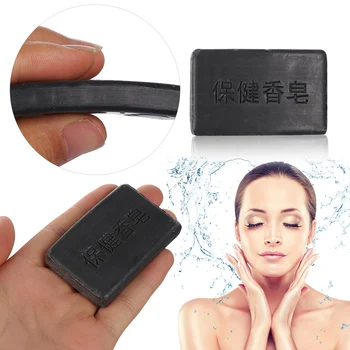 

40g Hot Sale Tourmaline Soap Body Whitening toxin Removal Skin Care soap Best Gift for Woman Nourish Skin Care
