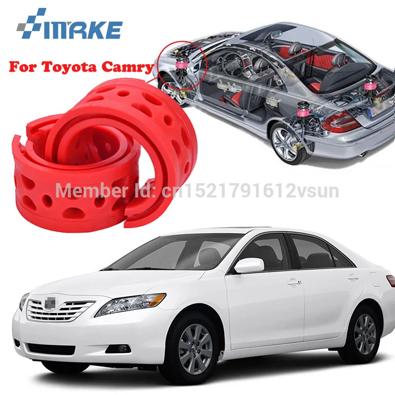 SmRKE для Toyota Camry, 4 шт., высокое качество, передний и задний автомобильный амортизатор, пружинный бампер, силовая Подушка, буфер