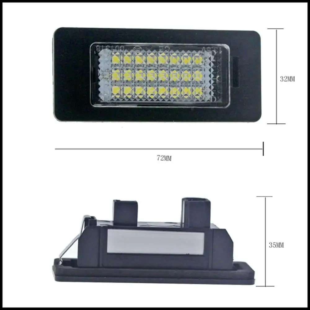 Автомобильный светодиодный фонарь номерного знака для BMW E82/E88/E90/E92/E93/D-689 2 шт. низкое энергопотребление