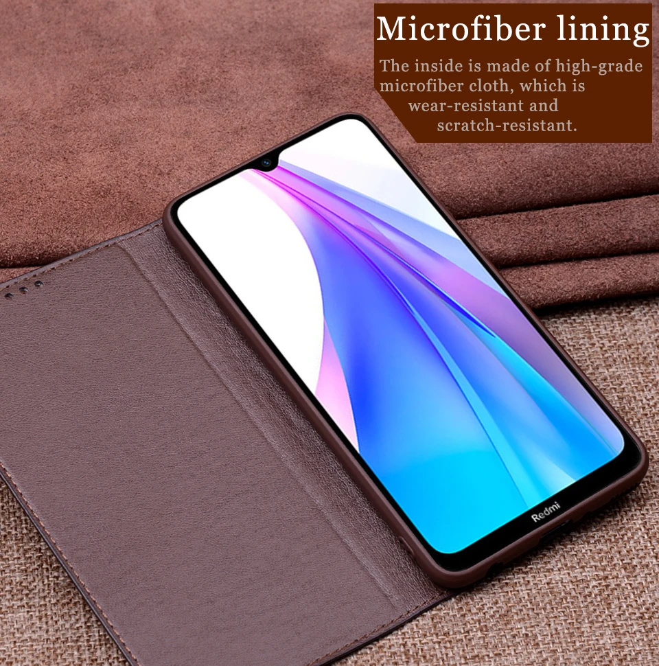 Чехол-книжка из натуральной кожи для Xiaomi mi Red mi Note 8 T, Магнитный чехол для Red mi, чехол s, кожаный чехол, чехол для телефона, Coque Fundas