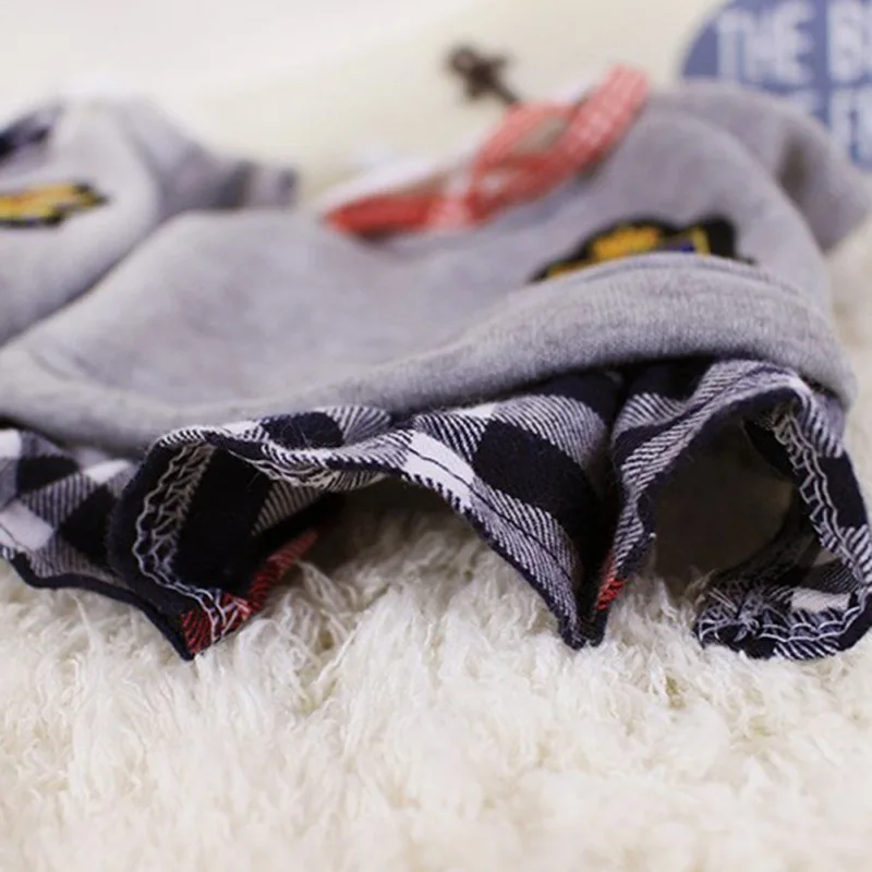 Pet Skirts for Dogs Campus Style Lovers Outfit Small Dog Puppy Plaid Dog Dress Hoodie Sweatshirts Pet Clothes Clothing