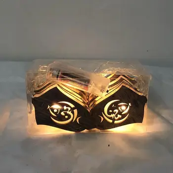 

LED Light String Ramadan Kareem Lamp LED Eid Mubarak Moon String Lights Shape Decorative Lantern Star J3Q1