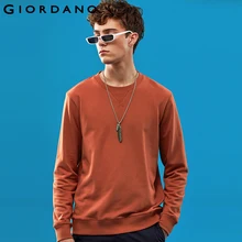 Giordano мужской пуловер с круглым воротом и длинными рукавами,имеется несколько цветовых решений данной модели