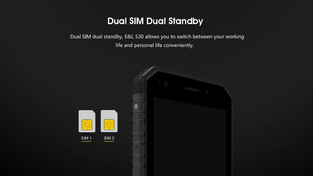 Ken xin Da E & L S30 оригинальный 4,7 "IP68 Водонепроницаемый прочный мобильный телефон 2 Гб + 16 Гб 8.0MP 2950 Max две sim карты 4G жестких на открытом воздухе