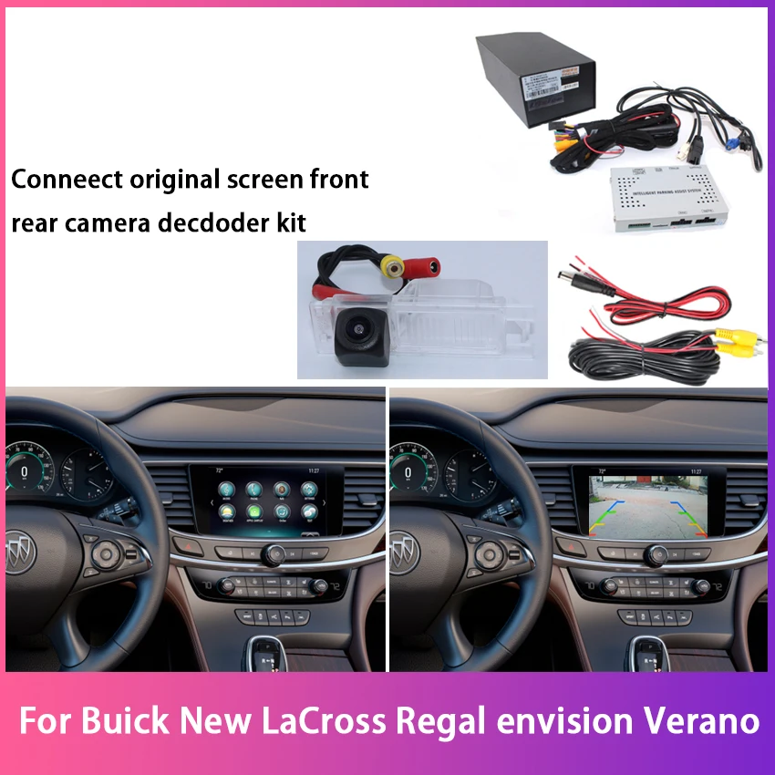 

Car Rear View Camera For Buick New LaCross Regal envision Verano Full HD Night vision Reverse Camera Image Decoder Accessories