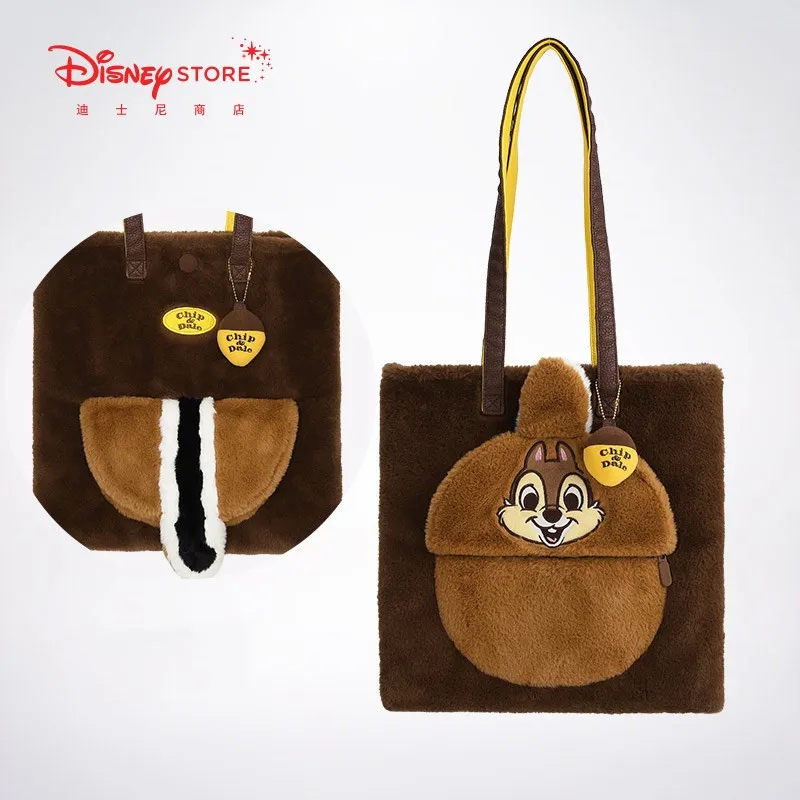 Модная дизайнерская сумка из мультфильма Disney плюшевая через плечо женская для