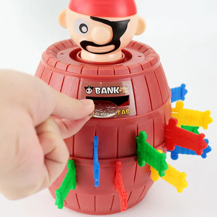 

Relaxation Decompression Board Game Funny Creative Trick Pirate Barrel Plug Sword Barrel Knife Jet