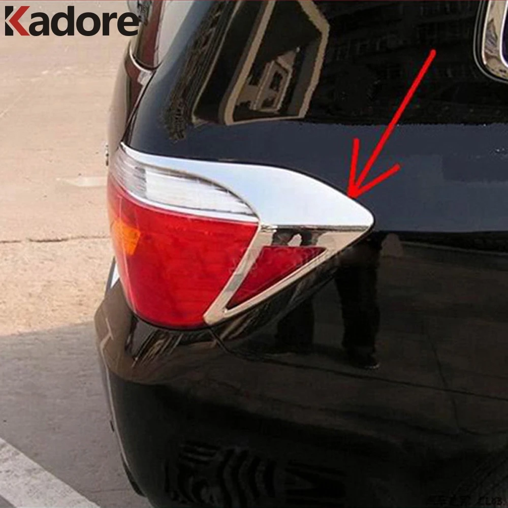 Аксессуары для Toyota Highlander 2008 2009 2010 ABS Хром Задняя светильник абажур лампы с