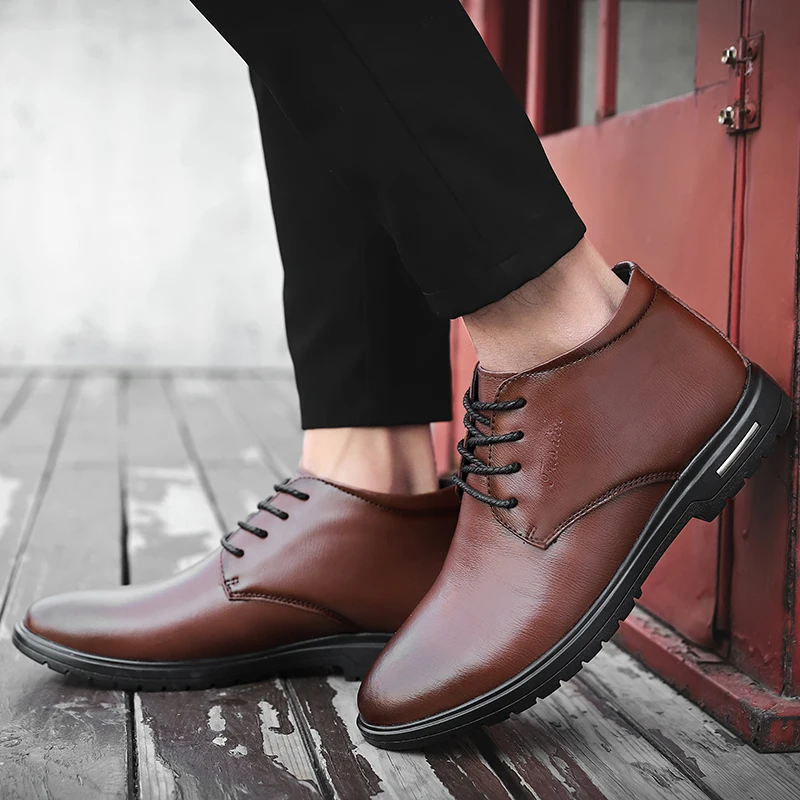 EUDILOVE, размеры 38-48, кожаные мужские туфли-оксфорды, модная повседневная мужская обувь с острым носком, обувь в деловом стиле, свадебная обувь, туфли на плоской подошве,% 7022