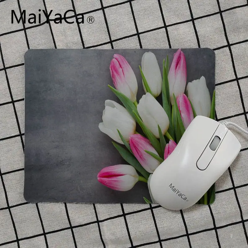 MaiYaCa тюльпан цветок обои прочный резиновый коврик для мыши игровой коврик для мыши Противоскользящий ноутбук ПК коврик для мышки коврик для мыши s
