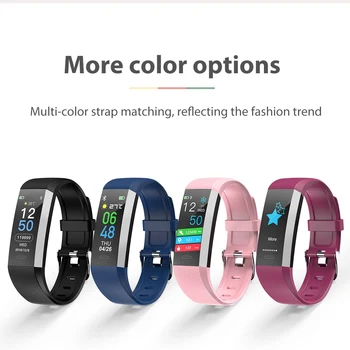 

Body Temperature Smart Wristbands Fitness Bracelet USB Charging Health Smart Band HD Touch Screen Women Men Sport Watch