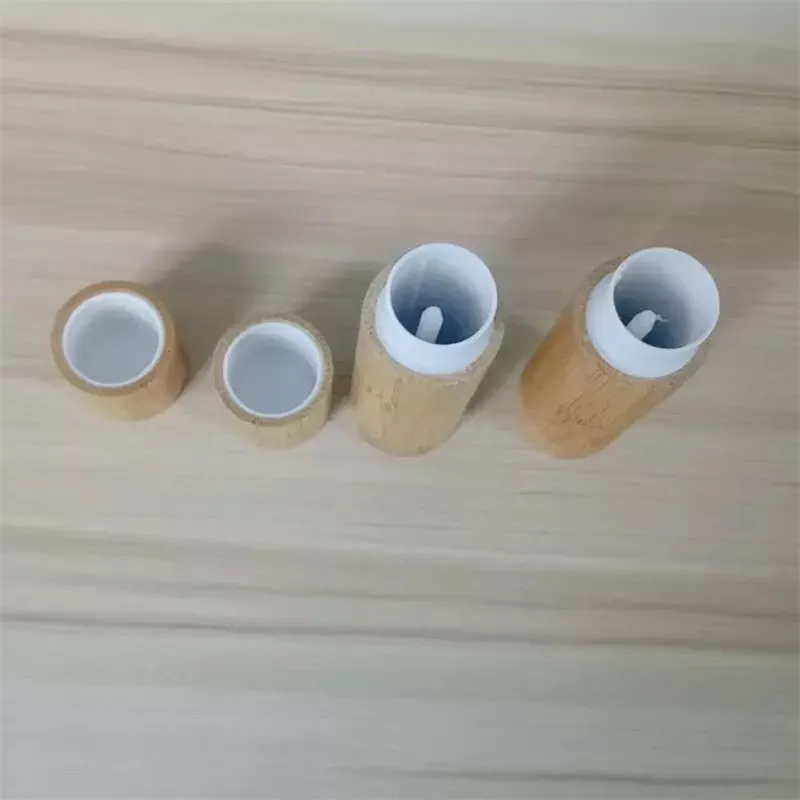 1 шт. 5 г бамбуковый пустой контейнер для губ Губная помада трубка DIY контейнер бальзам для губ трубки бамбуковый тюбик для губной помады