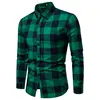 Plaid Shirt 2022 New Autumn Winter Flannel Red Checkered Shirt Men Shirts Long Sleeve Chemise Homme Cotton Male Check Shirts ► Photo 3/6