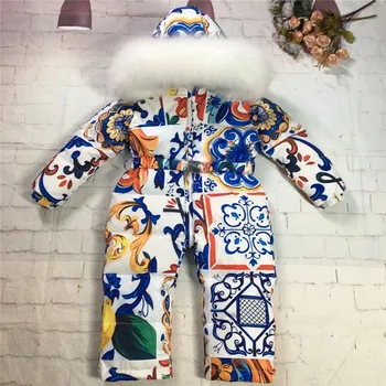 

Baby Girl Clothes Winter Jumpsuit New Born Baby Clothes Down Jumpsuit For Newborns Baby Romper Down Overalls 0 M-3 T