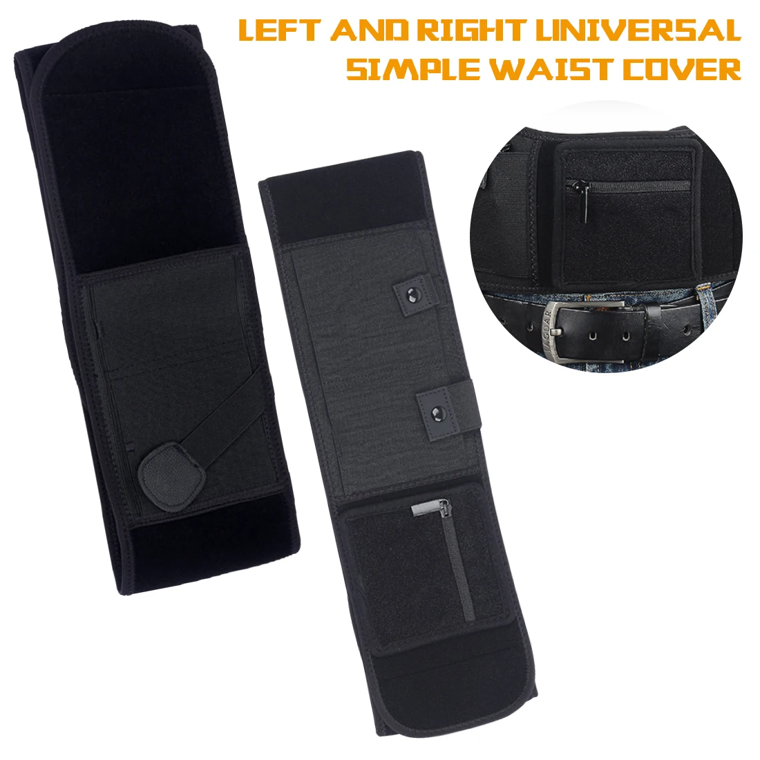Военная кобура для живота маскирующая версия черный | Подходит Glock MP Shield Bodyguard Ruger