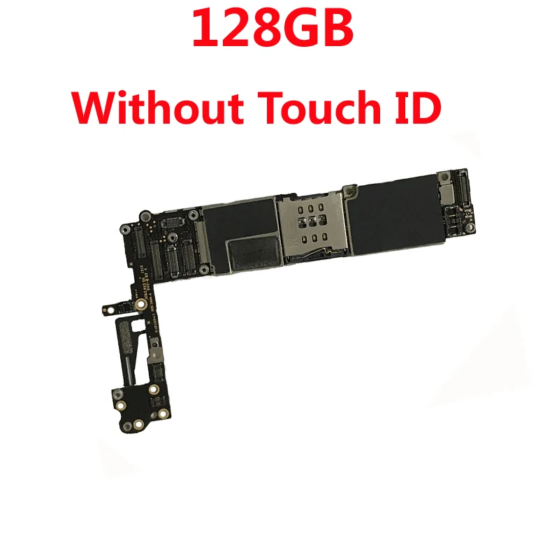 По всему миру разблокированная материнская плата для iphone 6 16 Гб 64 Гб 128 ГБ Хорошая рабочая оригинальная материнская плата с/без touch ID IOS логическая плата - Цвет: 128GB-NO Touch ID