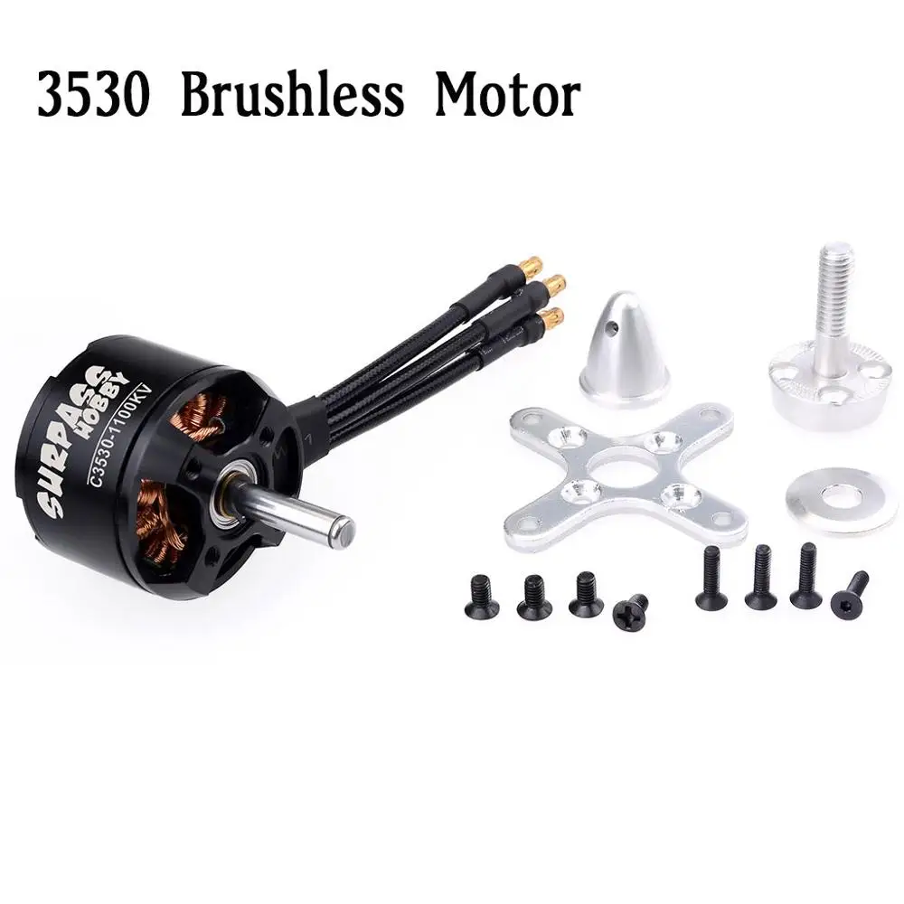 SURPASS HOBBY 2808(3530) 1100KV 1400KV 1700KV мотор для RC самолет с фиксированным крылом детали
