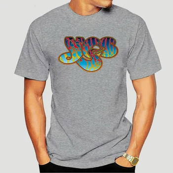 

Yes Rock Band Legend Logo Mens Black Tshirt Size S To 3Xl High Quality Casual Printing Tee Shirt 1406J