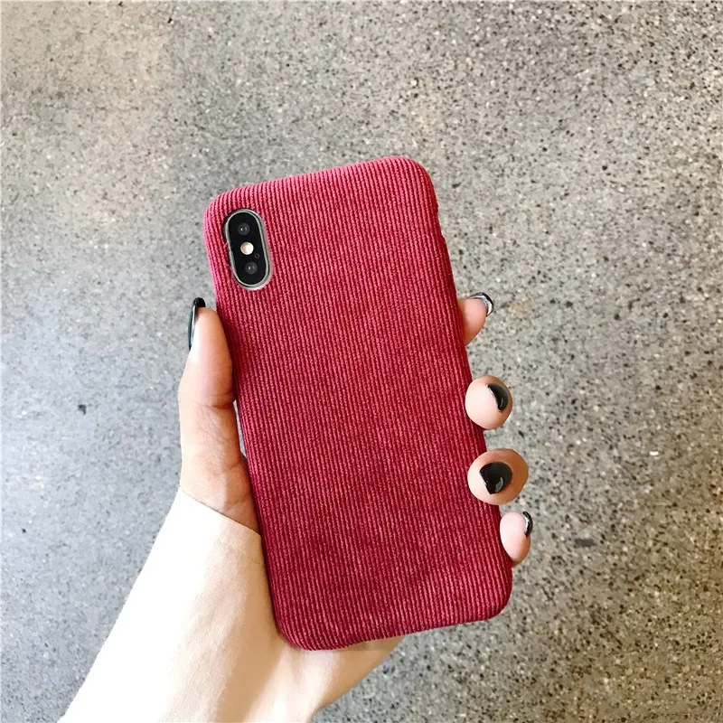 Зимний однотонный вельветовый чехол для телефона Gimfun Iphone 11 Pro Xs Max XR 12 7 6s 8 Plus