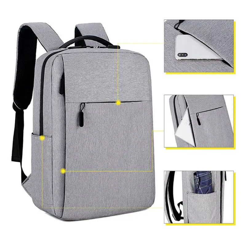 Противоугонный водонепроницаемый рюкзак для ноутбука с USB зарядкой, рюкзак для путешествий унисекс M0XB