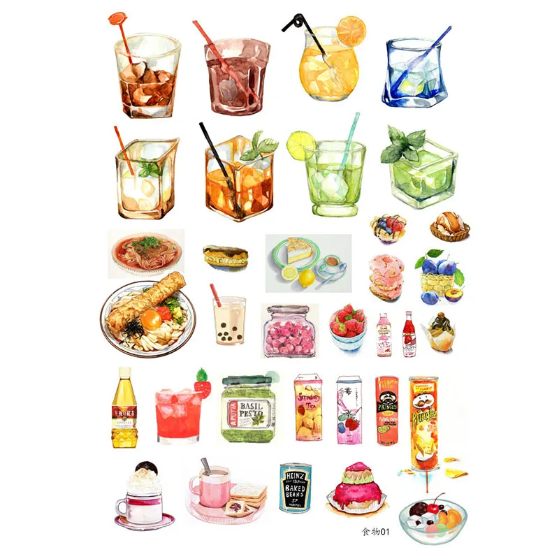 Картинки еды для распечатки цветные