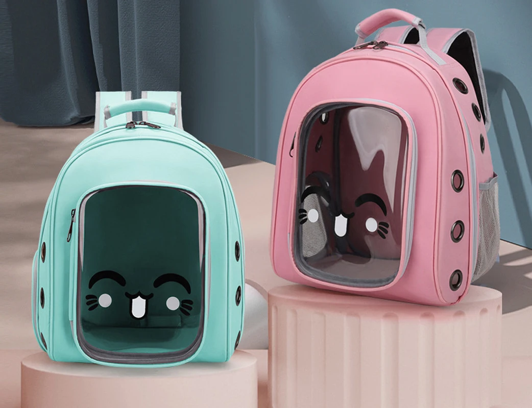 Cat Carrier Backpack Space Capsule Bubble Breathable Portable Pet